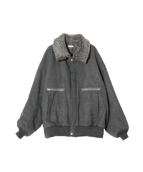 MELTON/PADED FLIGHT JACKET