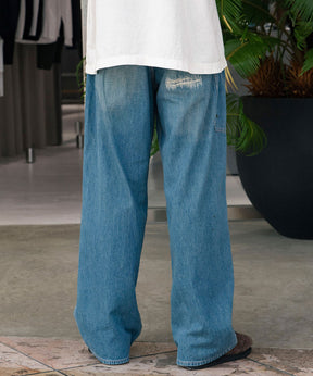 DENIM PAINTER PANTS with Kurry