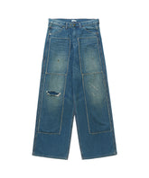 DENIM PAINTER PANTS with Kurry