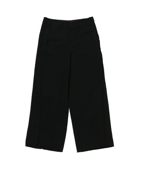 WOOL/LINEN SHIFTED SIDE SEAM TROUSERS