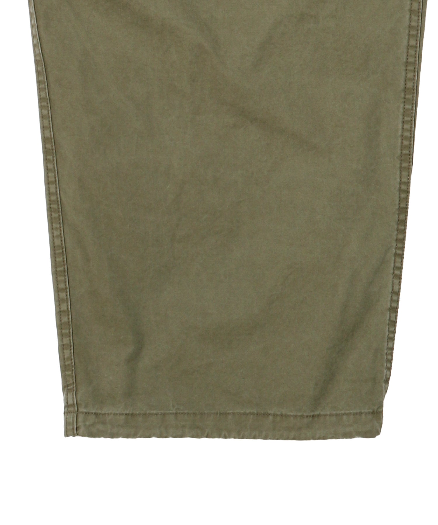 COTTON SERGE ONE TUCK CARGO PANTS