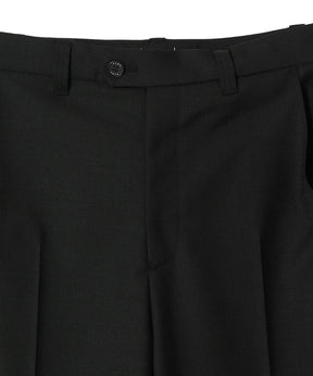 WOOL CALM SKIN STRAIGHT TROUSERS : DELTA SHAPE