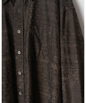 OVERDYED PAISLEY REGULAR SHIRT