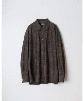 OVERDYED PAISLEY REGULAR SHIRT