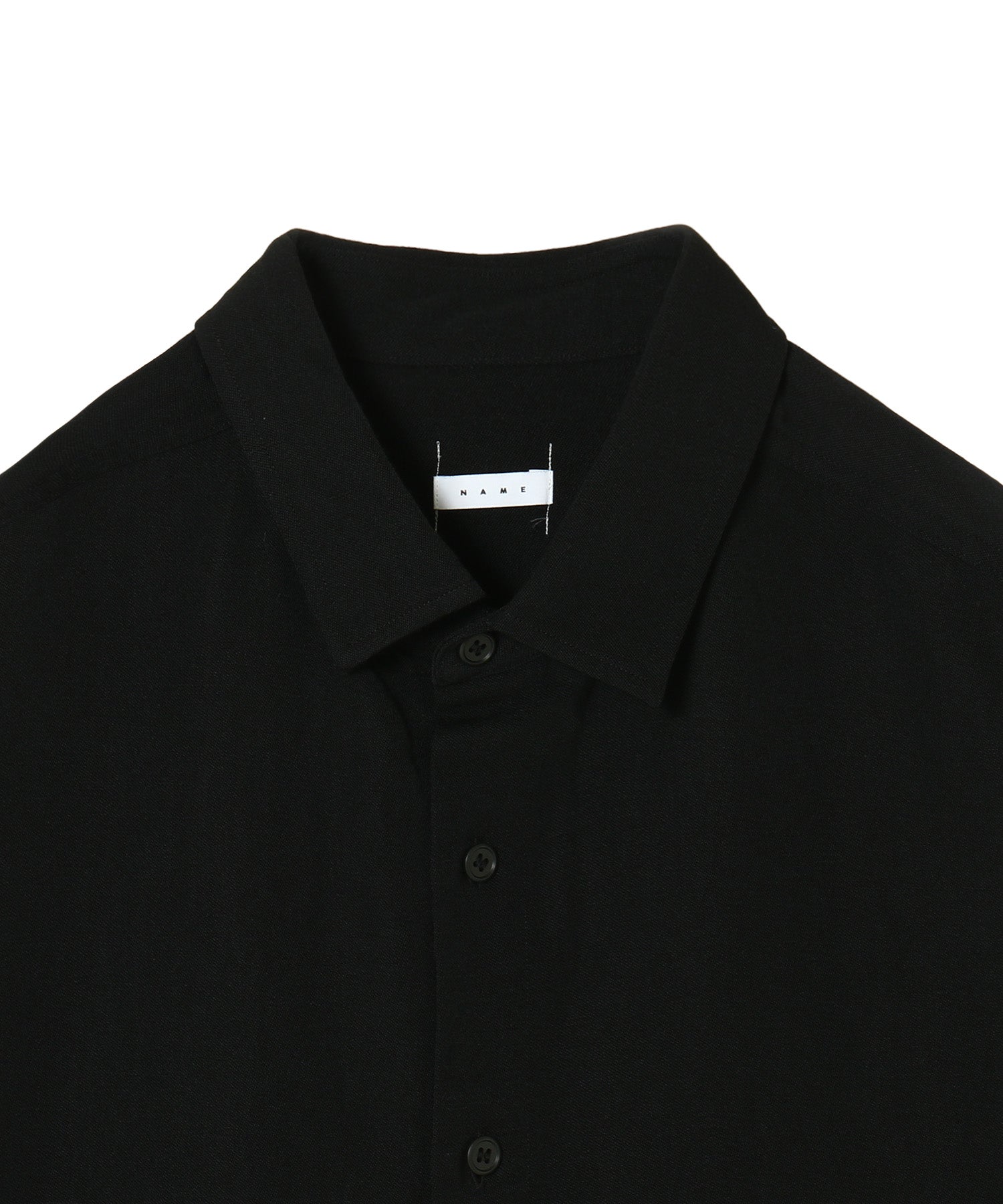 WOOL/LINEN WIDE SHIRT