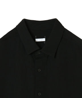 WOOL/LINEN WIDE SHIRT