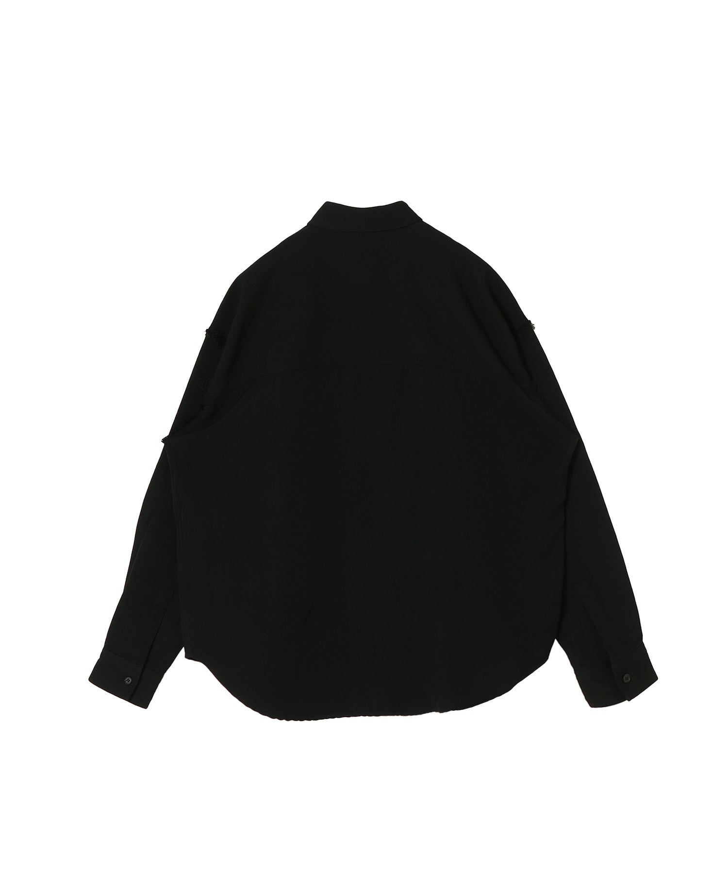 WOOL/LINEN WIDE SHIRT