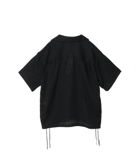 DOBBY SATIN PULLOVER SHIRT