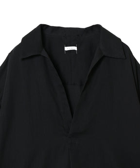 DOBBY SATIN PULLOVER SHIRT