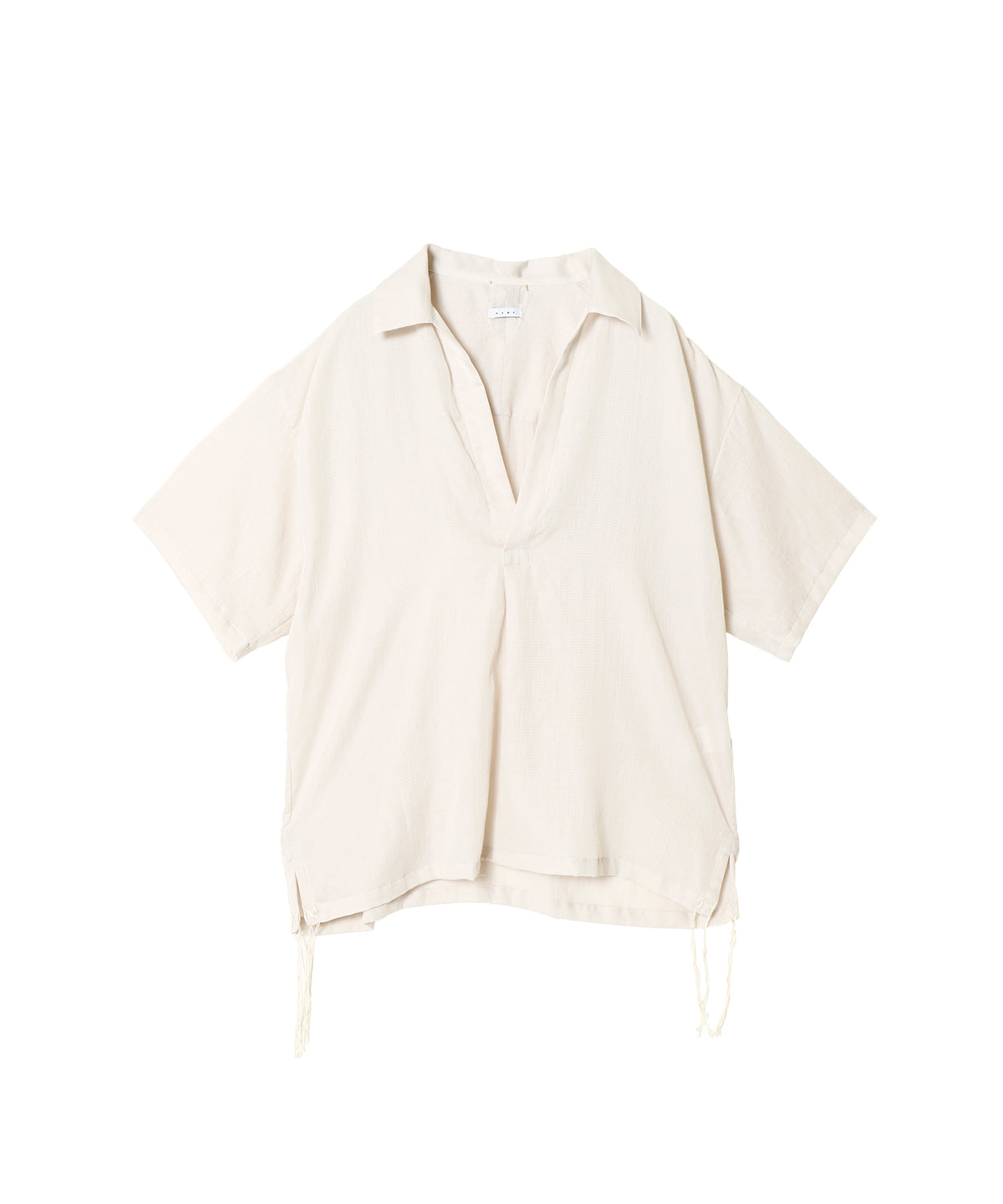 DOBBY SATIN PULLOVER SHIRT
