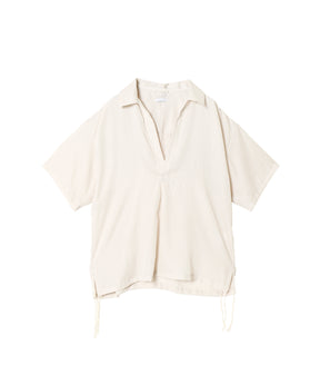 DOBBY SATIN PULLOVER SHIRT