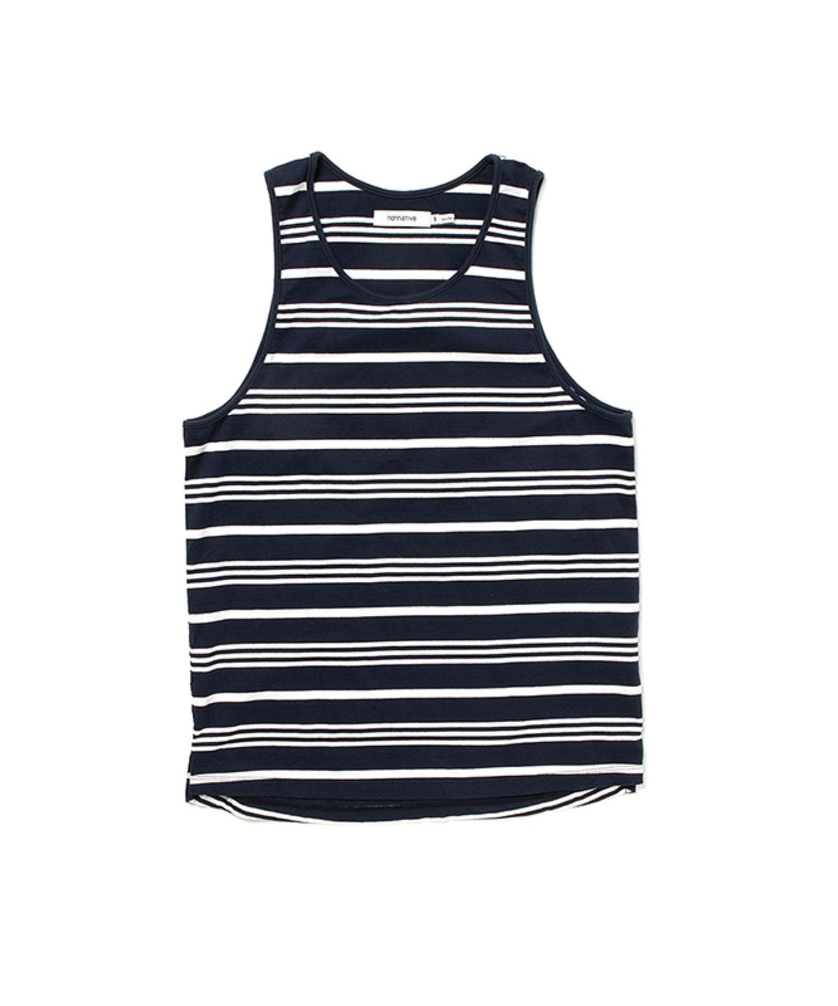 DWELLER TANK TOP COTTON JERSEY BORDER