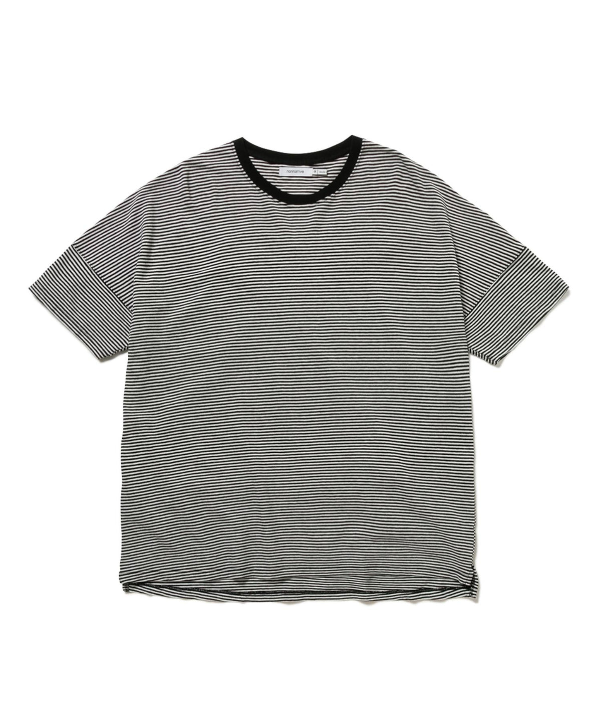 CLERK S/S TEE C/L PIQUE BORDER