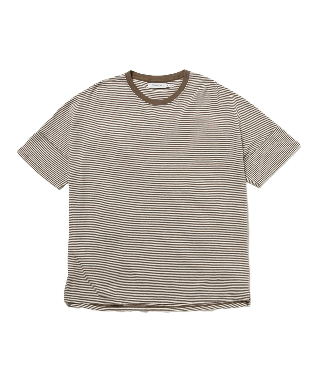 CLERK S/S TEE C/L PIQUE BORDER