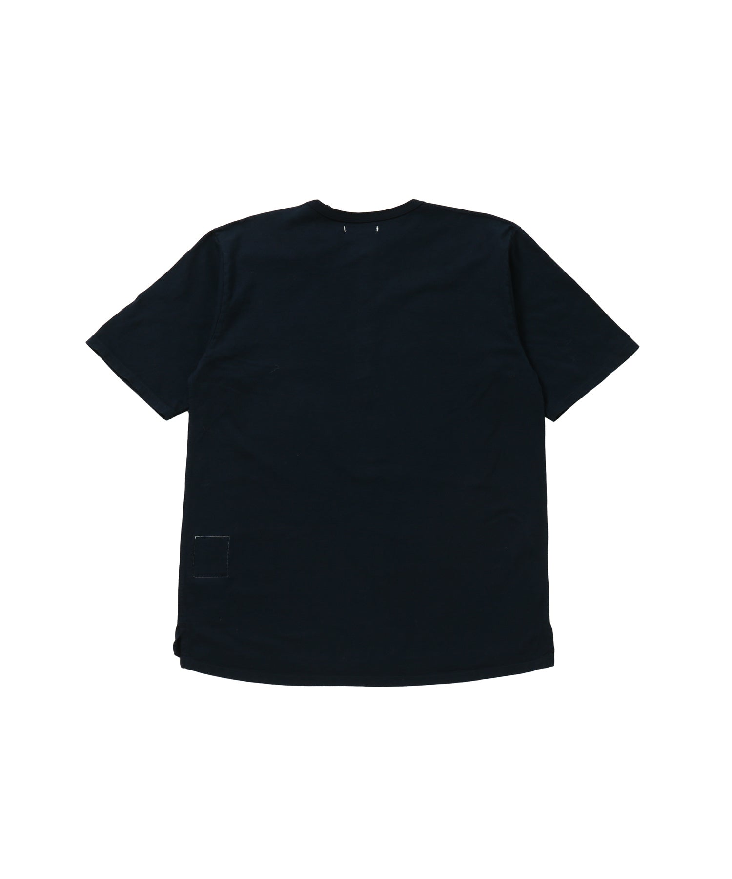 DWELLER S/S HENLEY NECK TEE COTTON JERSEY OVERDYED