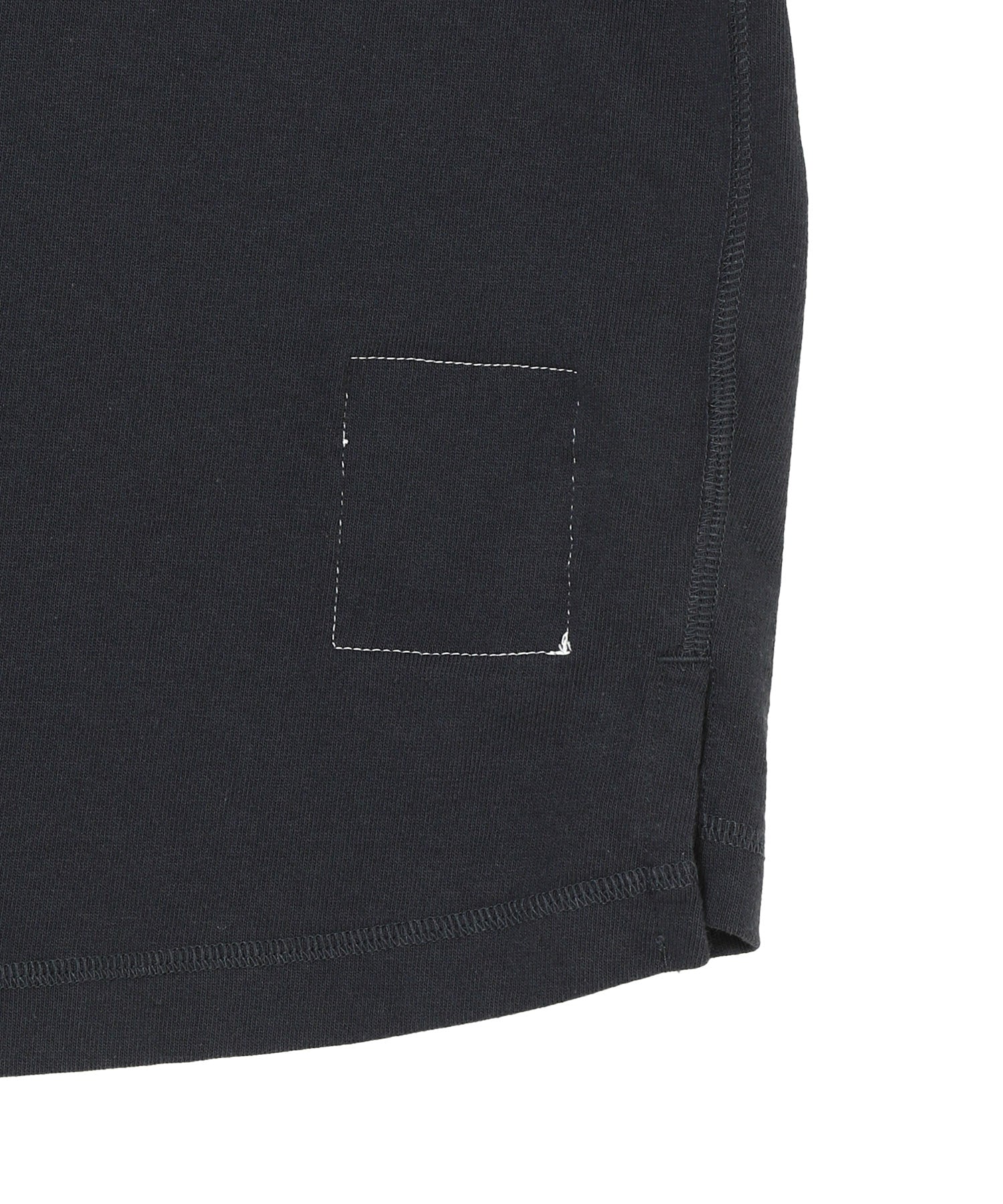 DWELLER L/S HENRY NECK TEE COTTON JERSEY
