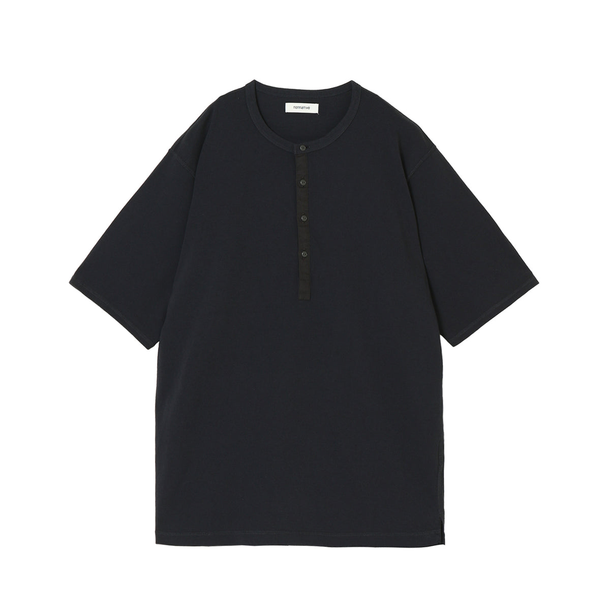 DWELLER S/S HENRY NECK TEE COTTON JERSEY - nonnative (ノン