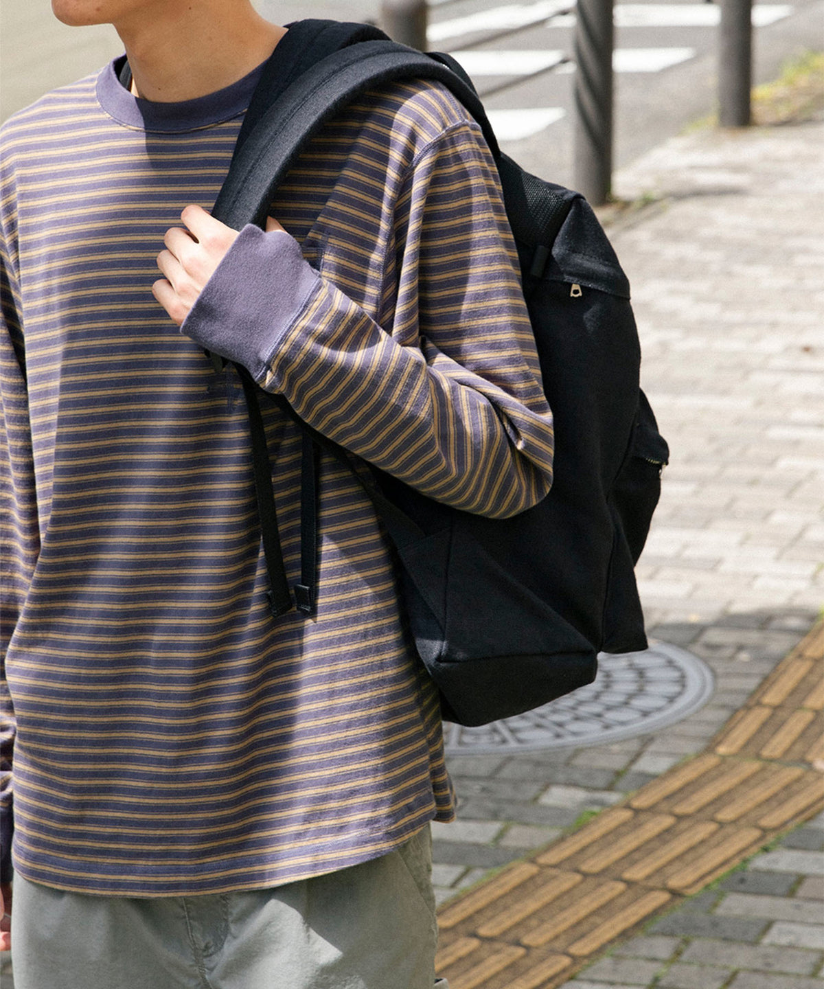 DWELLER L/S TEE COTTON JERSEY