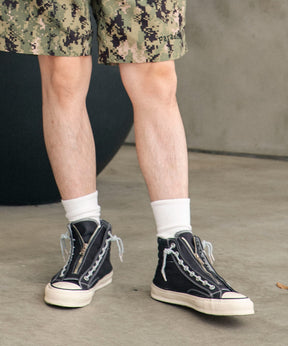 SPINGLE × nonnative DWELLER TRAINER 2 HI COTTON CANVAS OVERDYED WITH GORE-TEX