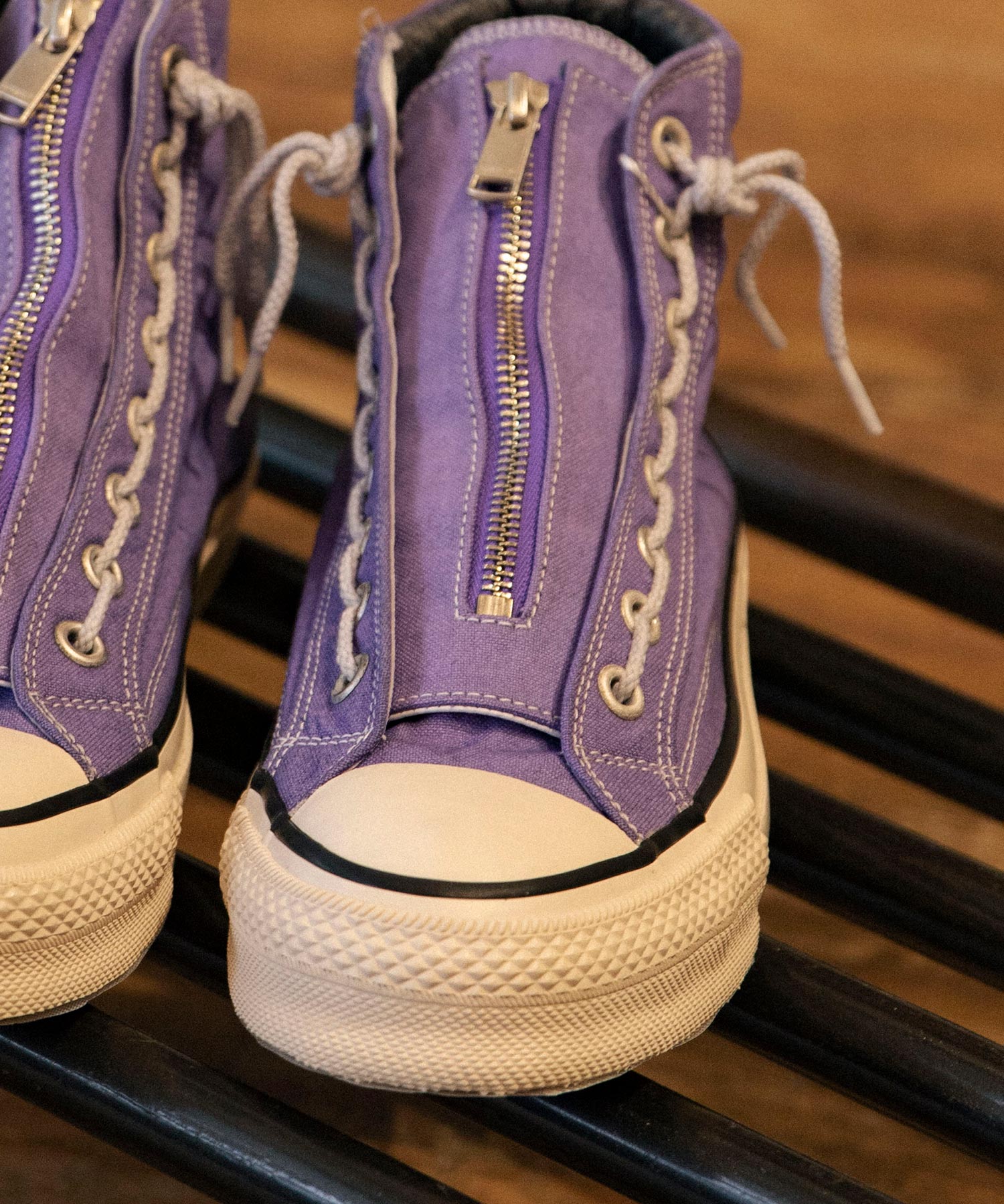 SPINGLE × nonnative DWELLER TRAINER 2 HI COTTON CANVAS OVERDYED WITH GORE-TEX