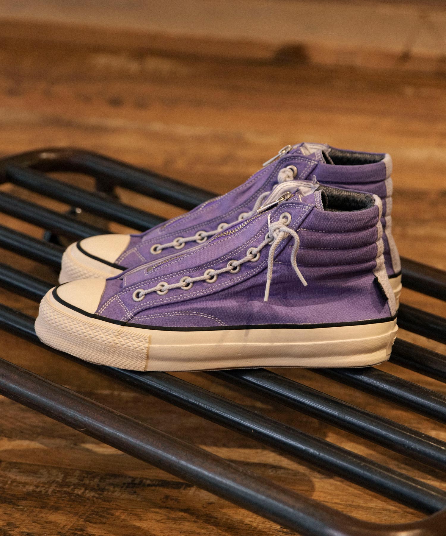 SPINGLE × nonnative DWELLER TRAINER 2 HI COTTON CANVAS OVERDYED WITH GORE-TEX