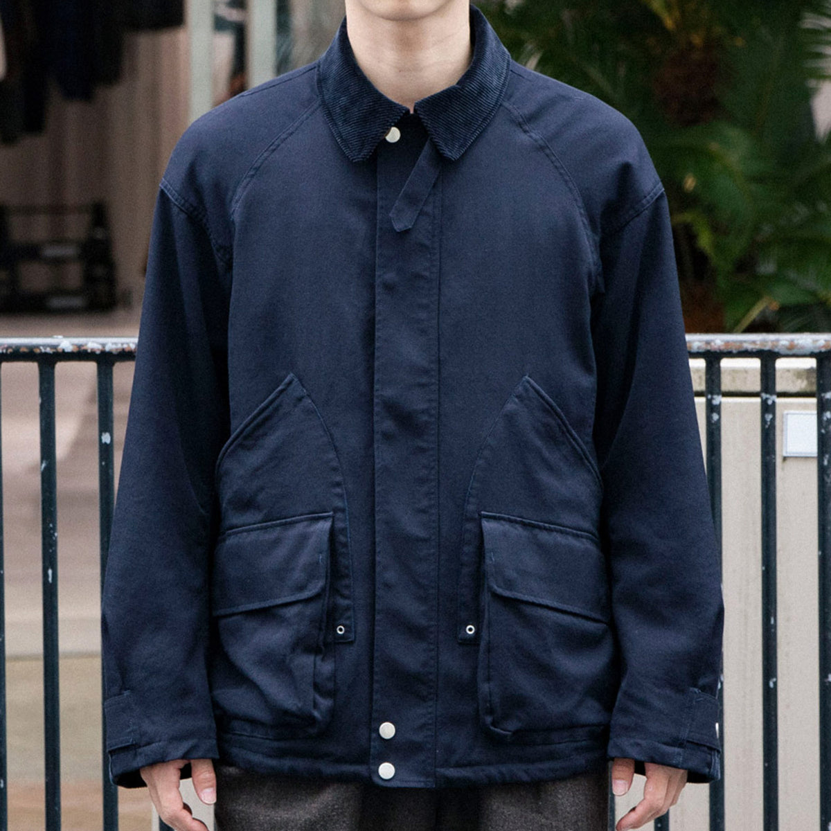 HUNTER JACKET WOOL TWILL WITH WINDSTOPPER - nonnative (ノン