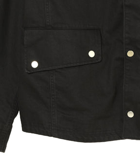 RIDER JACKET COTTON DRILL PIGMENT DYE WITH WINDSTOPPER