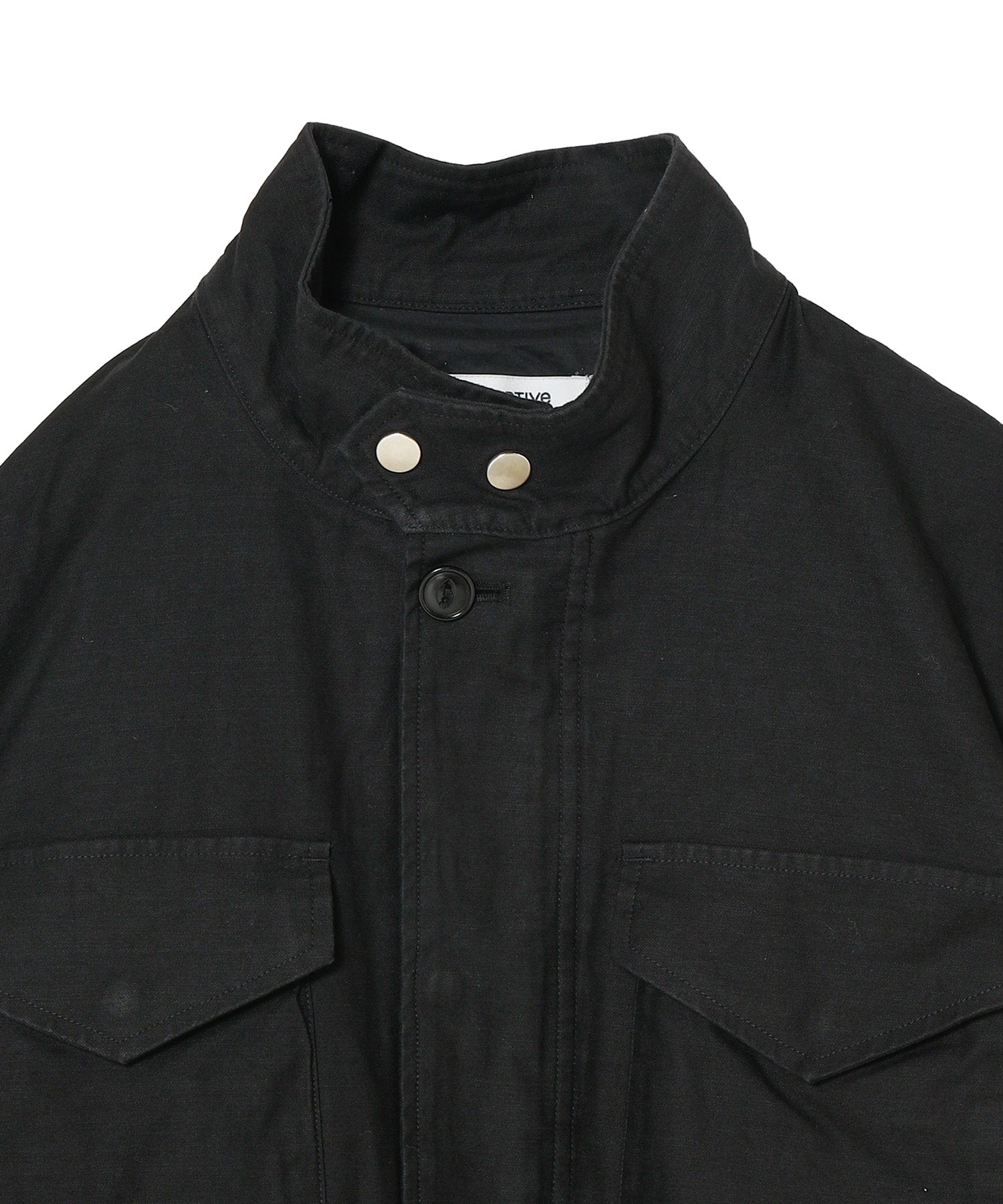TROOPER JACKET COTTON BACKSATIN PIGMENT DYE WITH WINDSTOPPER