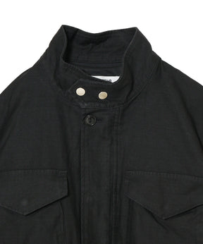 TROOPER JACKET COTTON BACKSATIN PIGMENT DYE WITH WINDSTOPPER