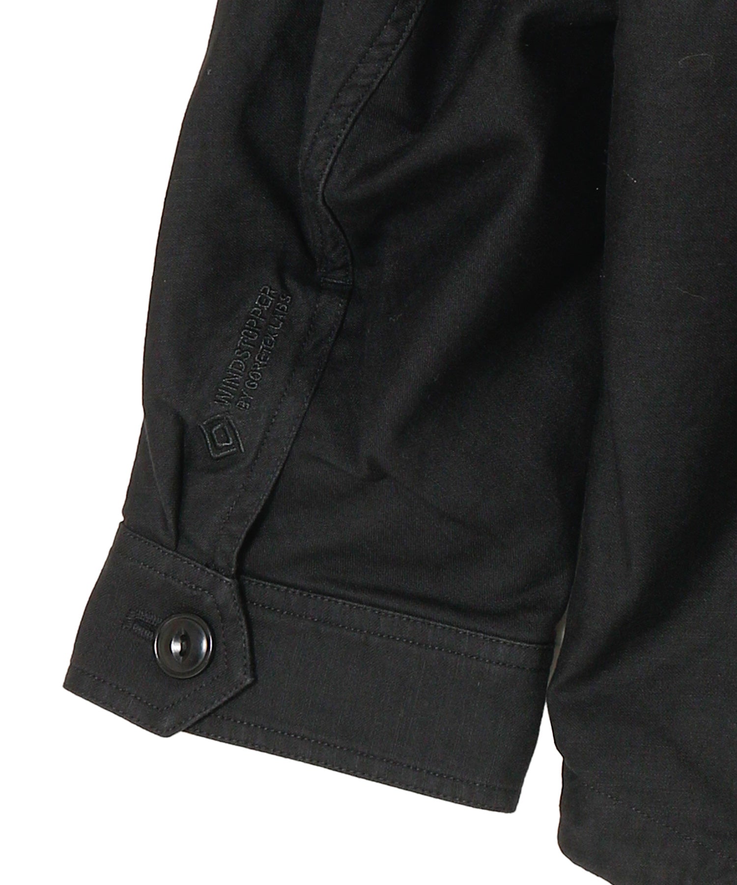 TROOPER JACKET COTTON BACKSATIN PIGMENT DYE WITH WINDSTOPPER
