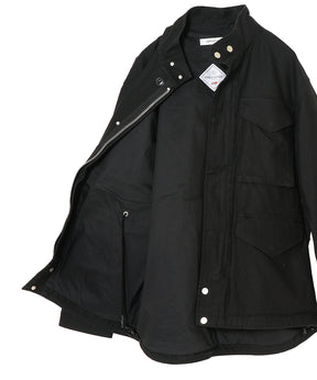 TROOPER JACKET COTTON BACKSATIN PIGMENT DYE WITH WINDSTOPPER