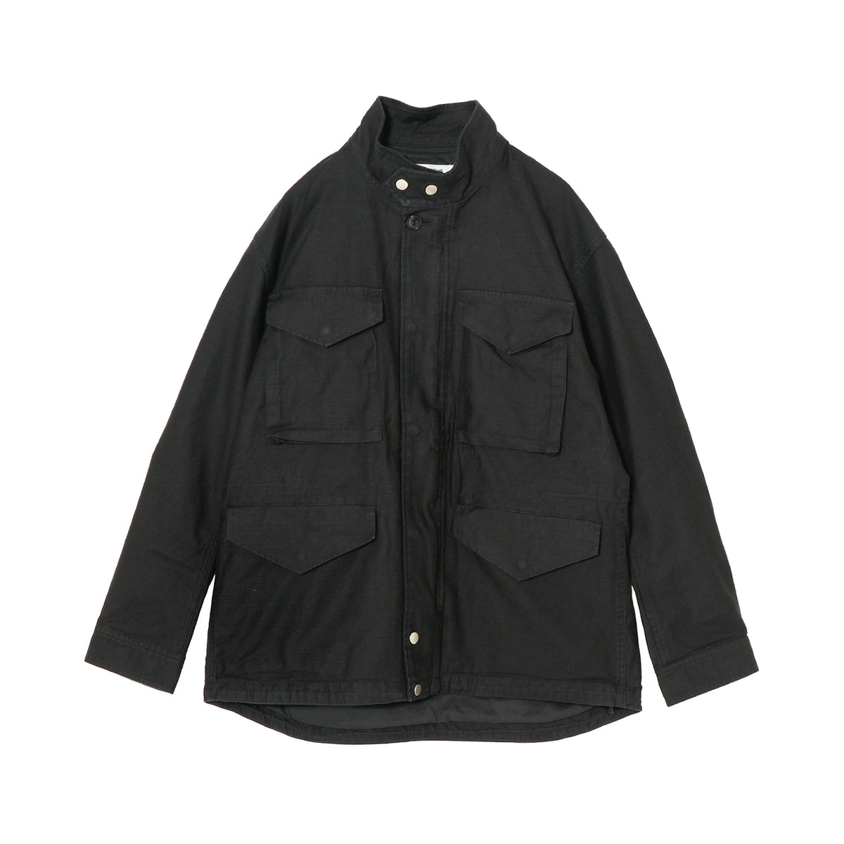 TROOPER JACKET COTTON BACKSATIN PIGMENT DYE WITH WINDSTOPPER