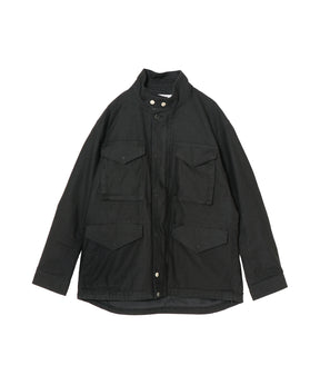 TROOPER JACKET COTTON BACKSATIN PIGMENT DYE WITH WINDSTOPPER