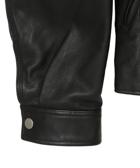 RIDER BLOUSON SHEEP LEATHER WITH WINDSTOPPER(R)