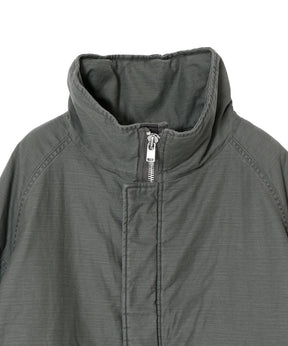 TROOPER PUFF COAT COTTON BACKSATIN PIGMENT DYE WITH WINDSTOPPER