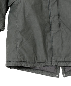 TROOPER PUFF COAT COTTON BACKSATIN PIGMENT DYE WITH WINDSTOPPER
