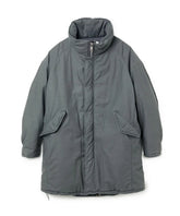 TROOPER PUFF COAT COTTON BACKSATIN PIGMENT DYE WITH WINDSTOPPER