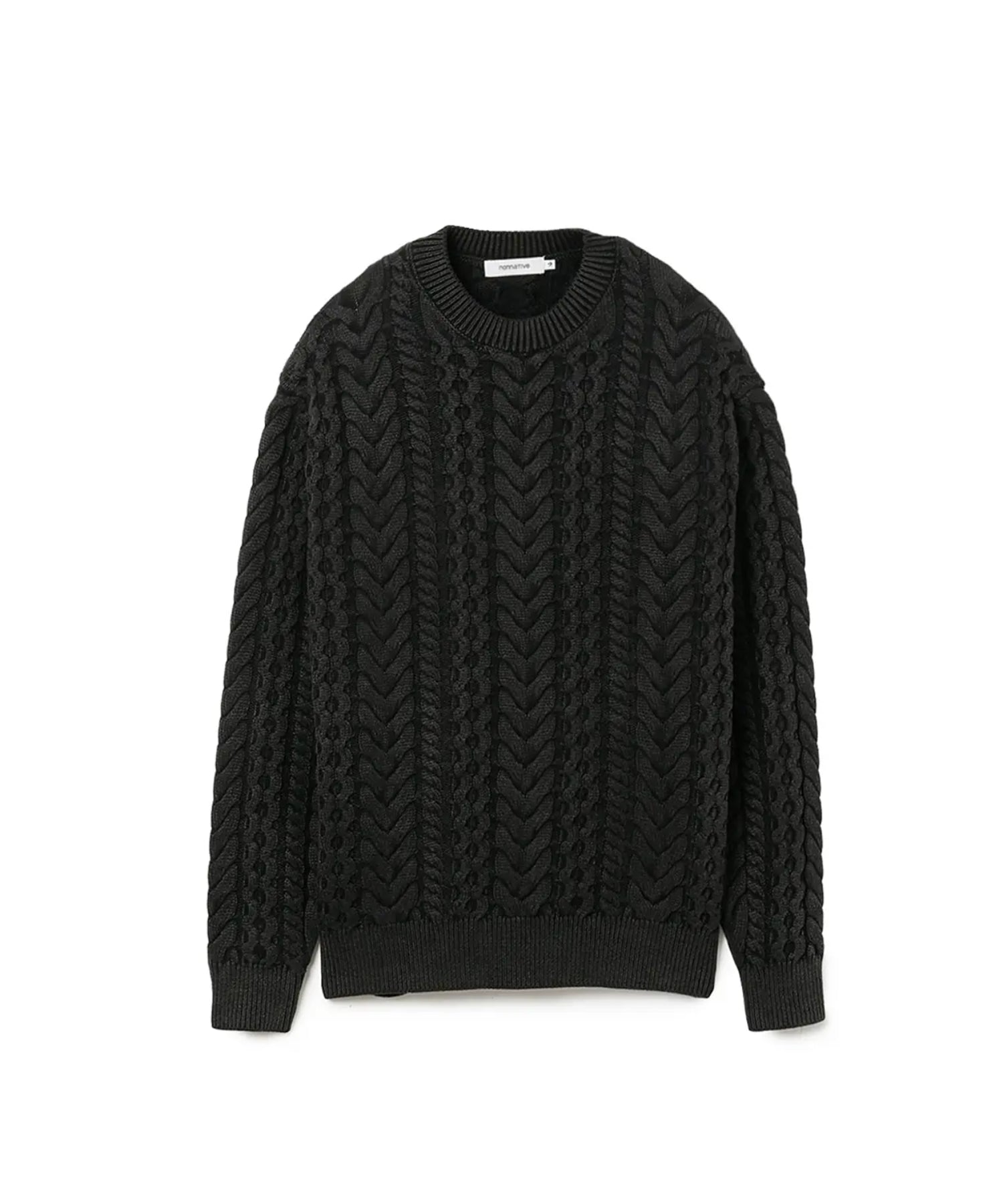 MARINER PULLOVER ARAN SWEATER COTTON YARN