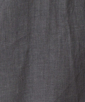 OFFICER STAND COLLAR L/S SHIRT LINEN CANVAS