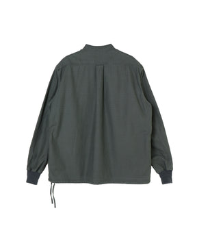 TROOPER SHIRT JACKET COTTON BACKSATIN PIGMENT DYE