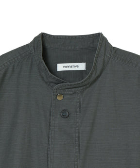 TROOPER SHIRT JACKET COTTON BACKSATIN PIGMENT DYE