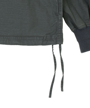 TROOPER SHIRT JACKET COTTON BACKSATIN PIGMENT DYE