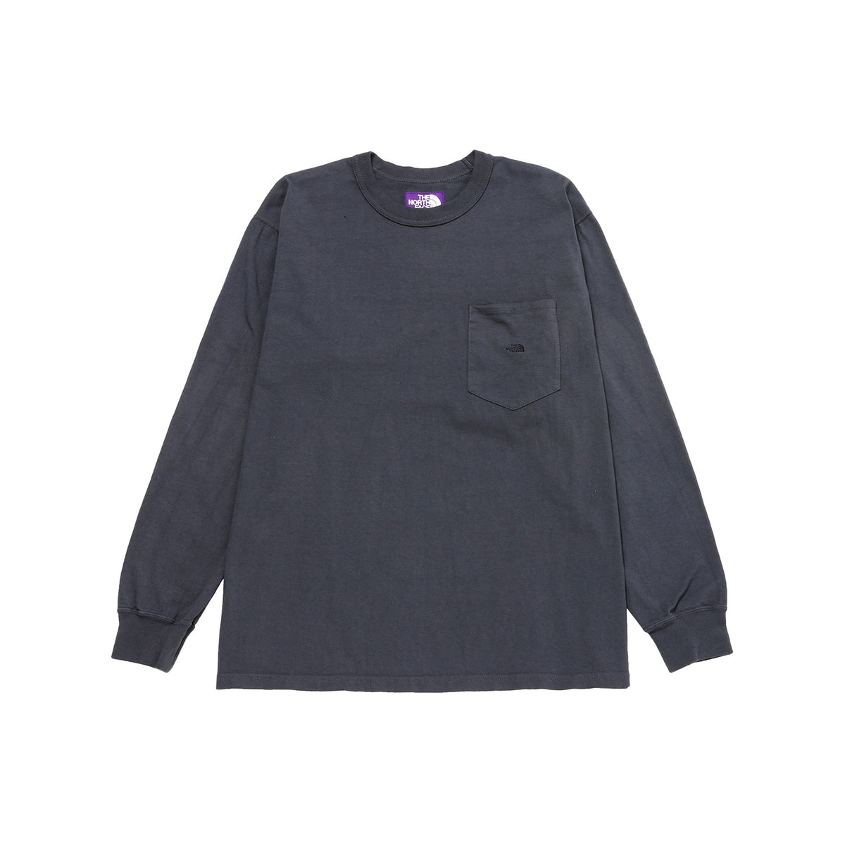 7oz Long Sleeve Pocket Tee - THE NORTH FACE PURPLE LABEL 