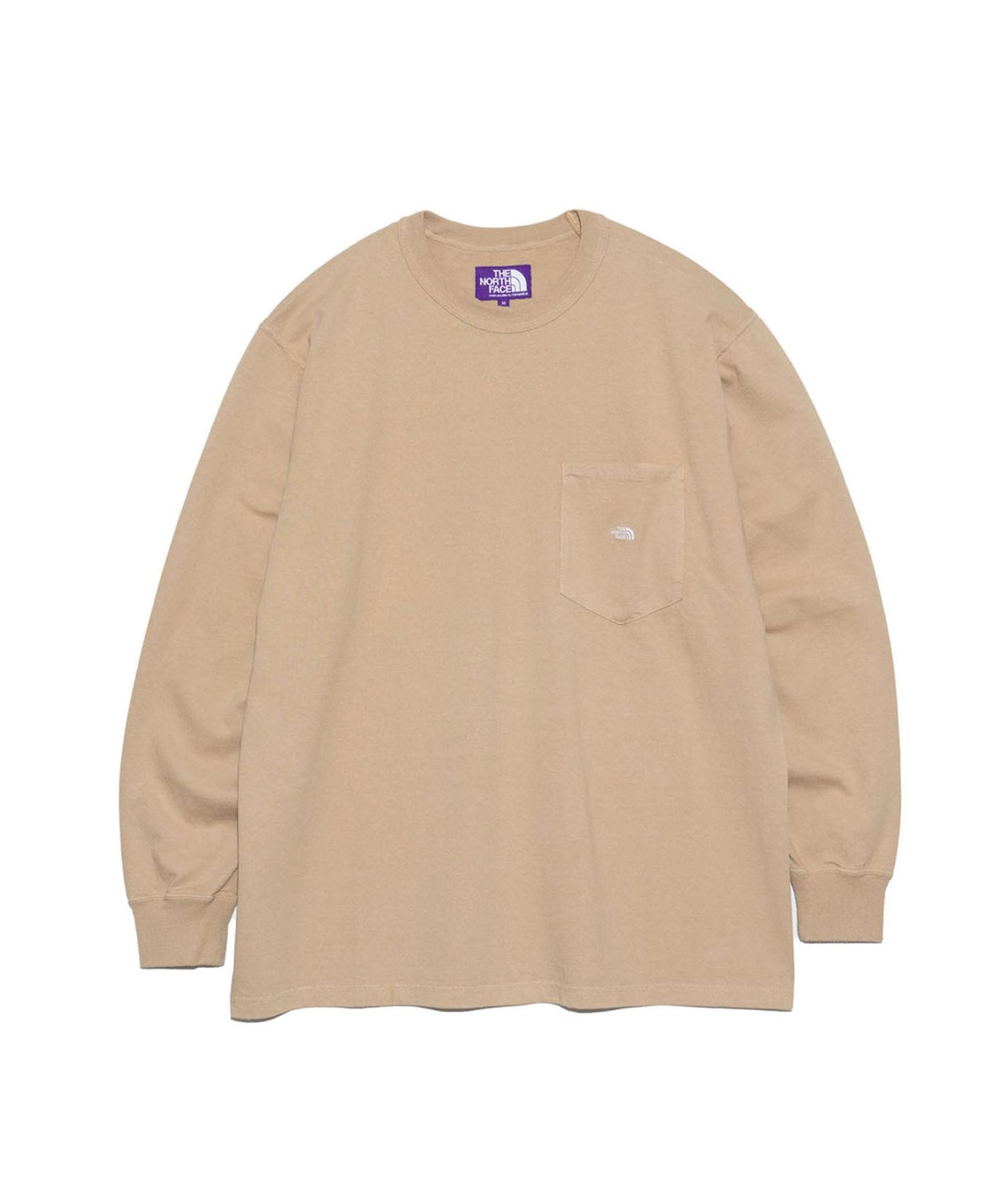 ノースフェイスパープルレーベル　M　カーキ　ロンT　ポケット THE NORTH FACE PURPLE LABEL(ザ・ノースフェイス パープル