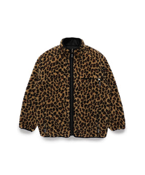 REVERSIBLE LEOPARD BOA FLECE JACKET - WACKO MARIA (ワコマリア