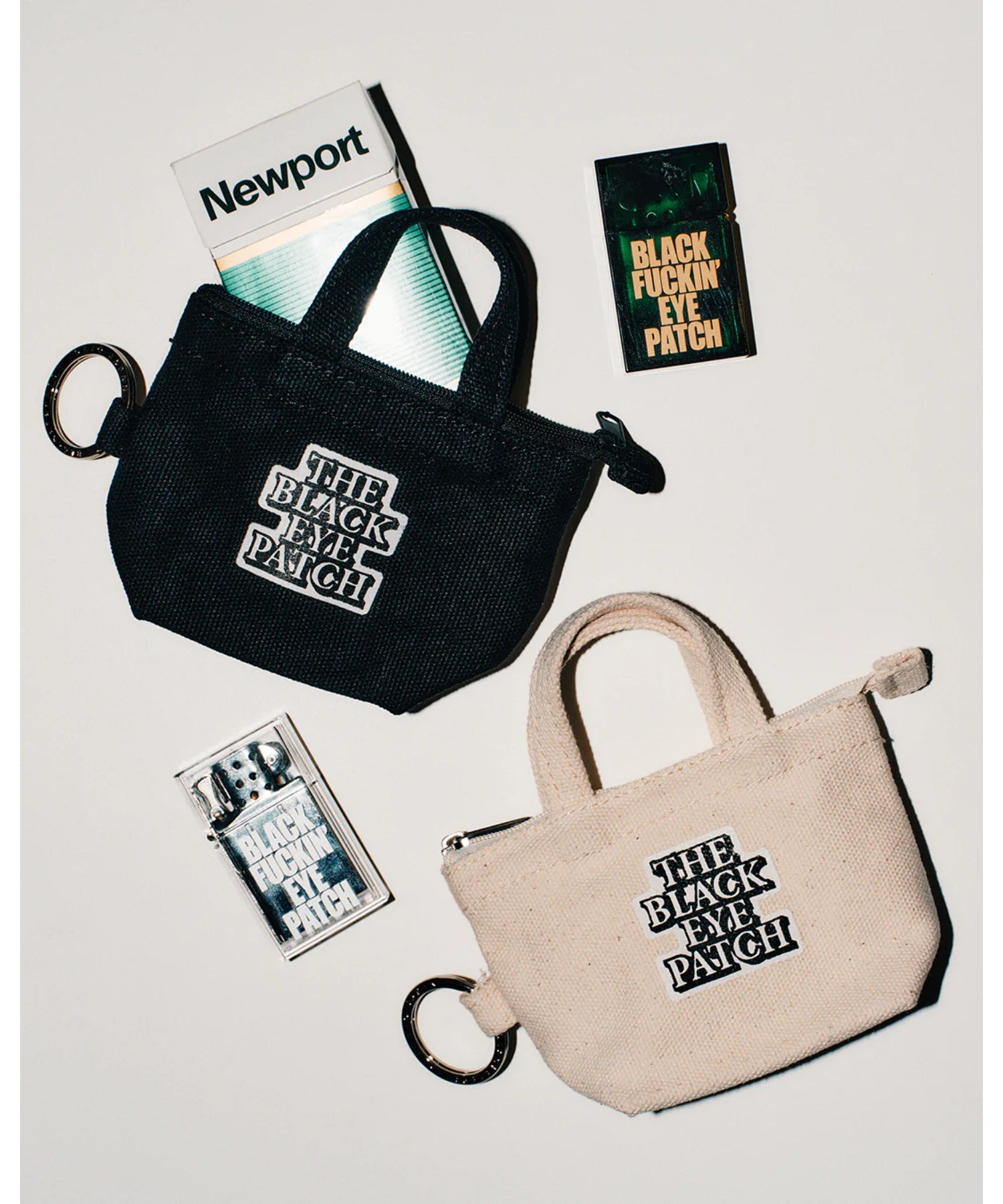 OG LABEL TOTE KEYCHAIN