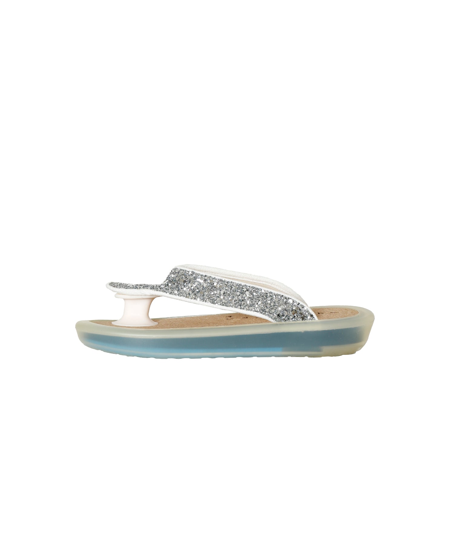 OJOJO01 / GLITTER SILVER / CLEAR / CORK_LOGO