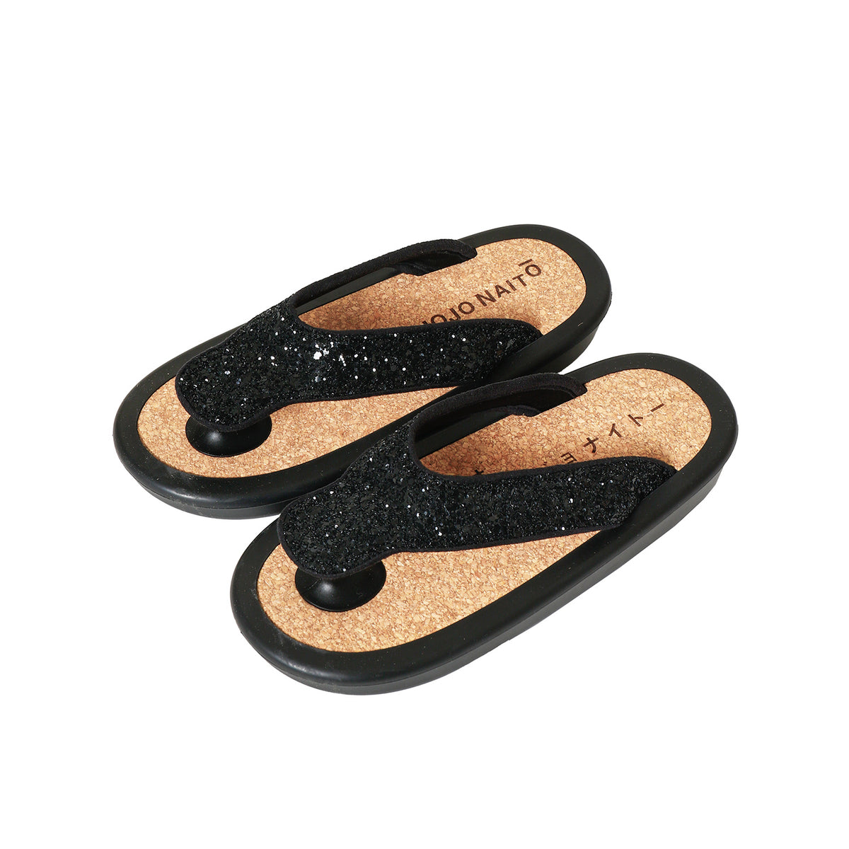 OJOJO 01 / GLITTER BLACK / CORK_LOGO - OJOJO NAITO (オジョジョ