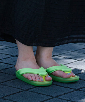 OJOJO 01 / 蛍光黄緑 / 蛍光黄 / クリアー緑 / Ec.黄緑