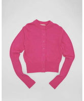 COTTON LONG RIB CARDIGAN